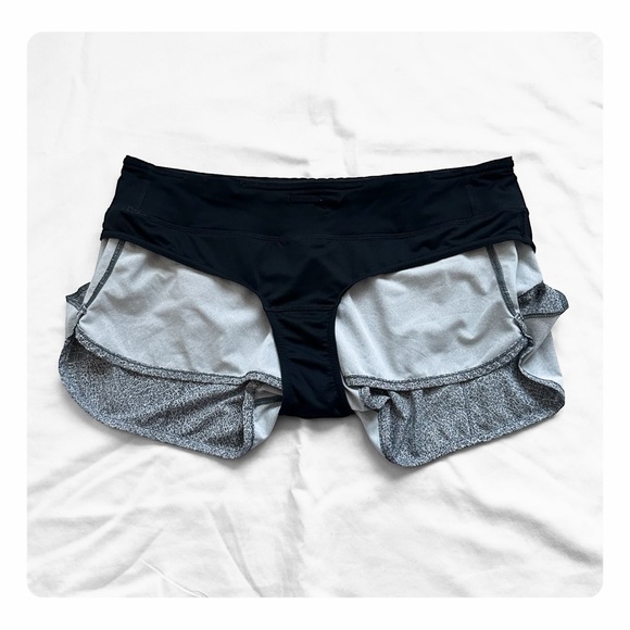 ★ Lululemon Speed Up Short Long Updated Fit - Heather Lux Multi Black ★ - Picture 11 of 17